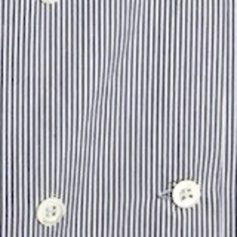 A.P.C. Blouse Light Blue White Ruffle Women’s Sz 2 Lagenlook Boho Rue Madame Top - Picture 5 of 8